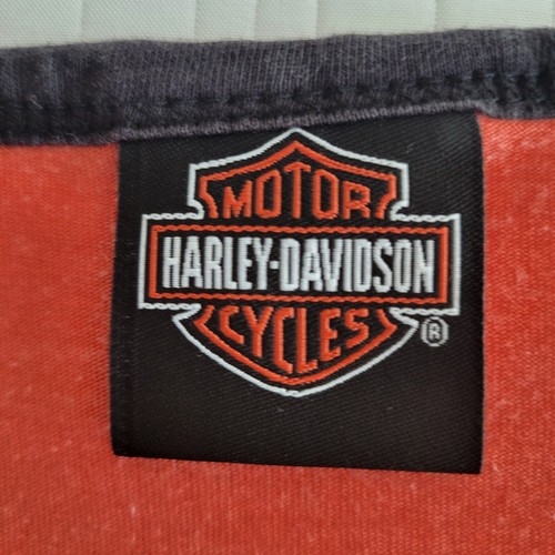Harley Davidson Tucson Arizona Embellished V-Neck Short Sleeve T-Shirt Size XL - Picture 4 of 6