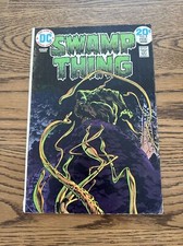 Swamp Thing #8 (DC 1974) “The Lurker in Tunnel 13!” Berni Wrightson Cover! VG+