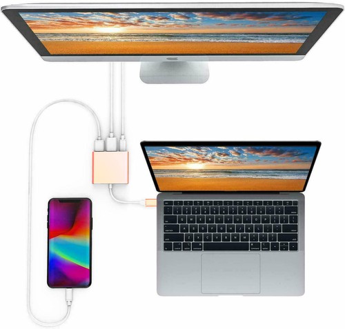 USB-C Type-C to HDMI HDTV Adapter Cable For Samsung S23+ S22 S21 S20 S10 Note 20 - Picture 27 of 28