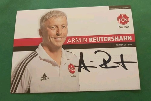 1.FC Nürnberg , A. Reutershahn , Autogrammkarte , Fussball - 第 1/2 張圖片