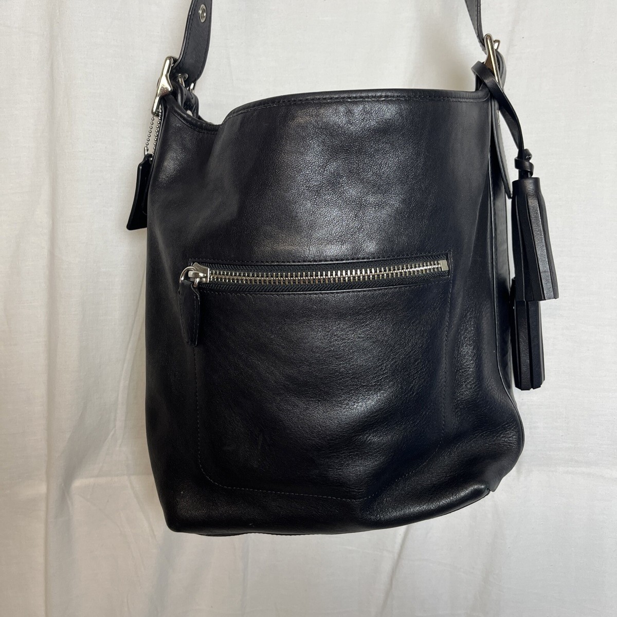 バッグ old COACH leather shoulderbag black COACH💥VINTAGE💥XL Legacy Black Leather Shoulder Bag | eBay
