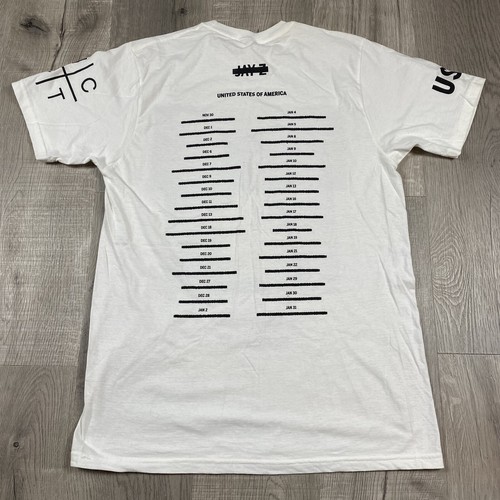 Camiseta de concierto Jay-Z Magna Carter World Tour para hombre talla grande blanca nueva - Imagen 9 de 10