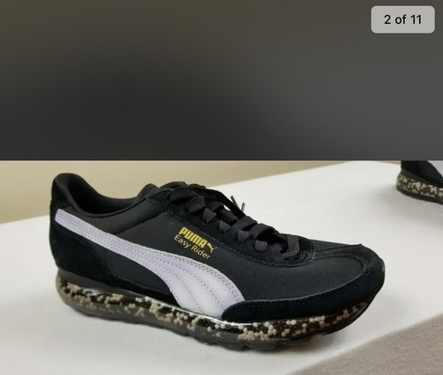 Puma size 7.5 Jamming Easy Rider Men's Shoes Puma Black/Puma White 367832-01 - Picture 3 of 4