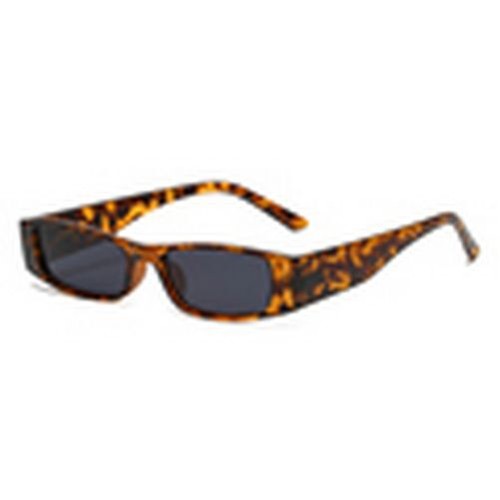 Kleine rechteckige Sonnenbrille Damen Marke Designer Mode schwarze Sonnenbrille - Bild 7 von 19