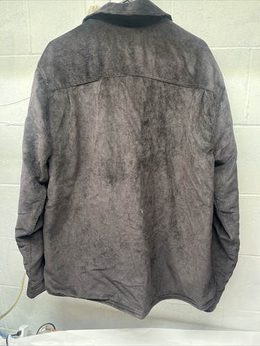 Boston Traders Fleece Lined Corduroy Jacket Mens Brown LARGE New - Picture 6 of 6