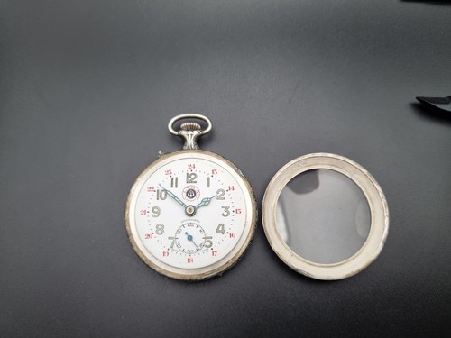 rosskopf lyra montre lyre railway pocket watch roskopf - Picture 12 of 21