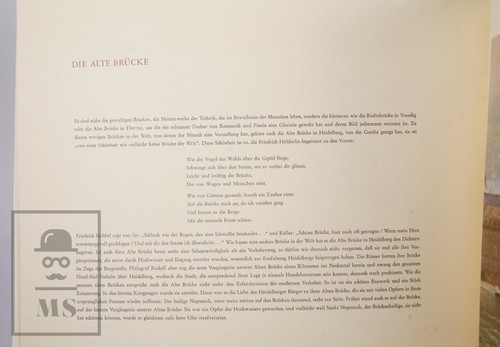Antique Heidelberg Brochure, Germany. Paintings by Rudo Black - 37.5 x 31.5 cm - Picture 9 of 11