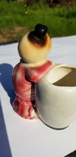 Maceta reclinable vintage Royal Copley Pottery niño asiático - Imagen 9 de 9