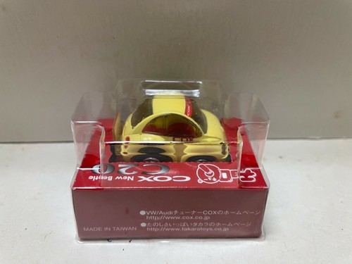 10 CARS CHORO Q NEW BEETLE COX C20 YELLOW PENNY RACER TOMY TAKARA - Picture 4 of 4