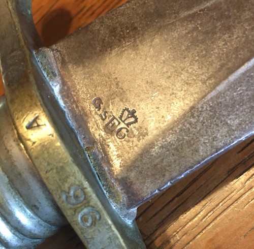 Mid 19th C. P. 1848 British Brunswick bayonet, well marked, Minus Scabbard - Picture 7 of 12