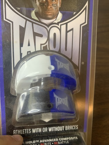 Tapout Mouth Piece All Sports ADULT 12+ NEW Blue 2 Pack - Picture 2 of 6