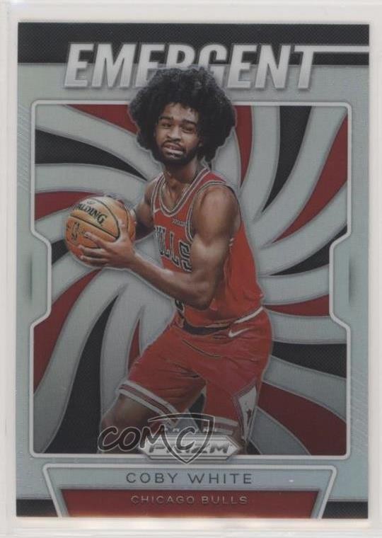 2019-20 Panini Prizm Emergent Silver Prizm Coby White #1 0c2