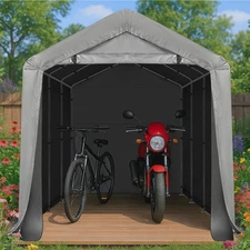 8x12 FT Outdoor Storage Shed Portable Garage Motorcycle Bike Tent Waterproof