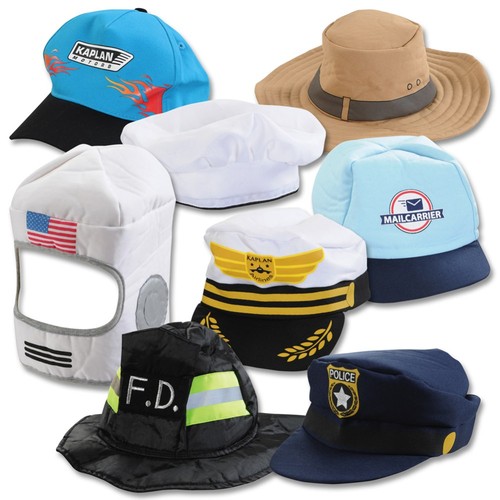 Kaplan Early Learning Company Community Helper Hat Collection - Set of 8 - Foto 1 di 9