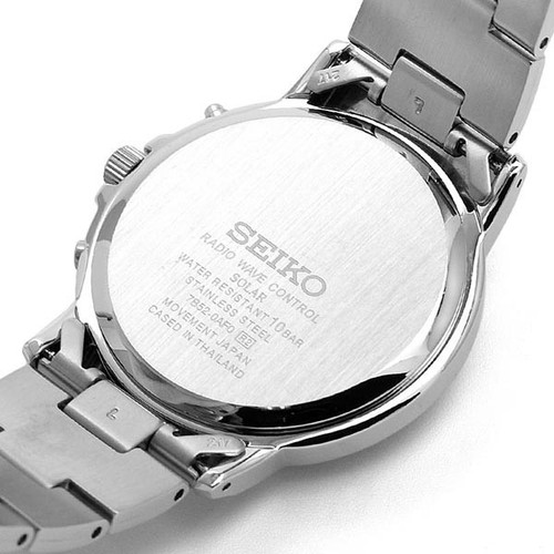Seiko Selection Solar Radio Men's Watch SBTM169 10ATM Waterproof, Date, Used - Picture 3 of 3