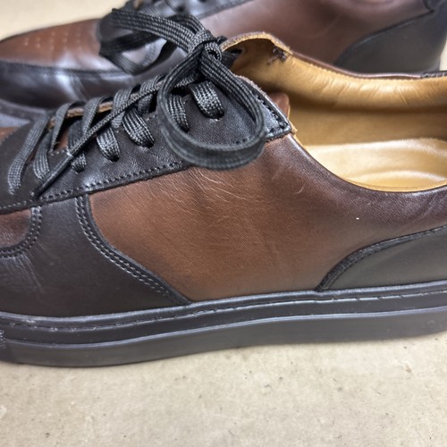 Thursday Herren Premier Halbschuhe Turnschuhe Braun Leder Größe 10,5 - Bild 3 von 23