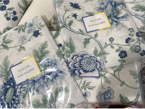 Matouk USA Neu (2 Stück) King Shams 400 Fäden weiß PAAR 100 % Perkal (36) PAAR VERKAUFT - Bild 10 von 19