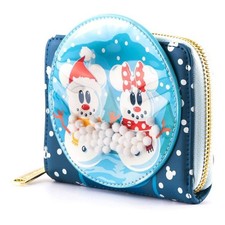 Disney Snowman Mickey Minnie Brieftasche