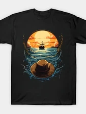 [One Piece Anime Tee] Stylish Retro One Piece Anime Print T-Shirt | Loose Design