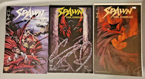 Lot 3 1999 IMAGE COMICS SPAWN THE UNDEAD Paul Jenkins 1-2-5 - NM - Bild 1 von 6