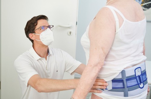 Bauerfeind Stabilizing Lower Back Pelvic Orthosis Sacroiliac SI joint Size 4 - Picture 11 of 22