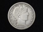 1907-D Barber Silver Half Dollar Fine+ 40223