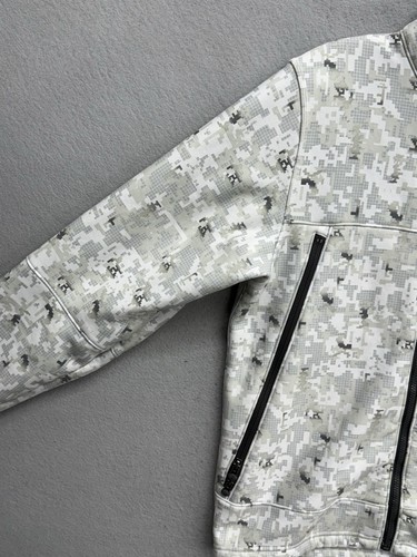 Giacca Under Armour Uomo Taglia Media M Digitale Artica Neve Mimetica Rara - Foto 3 di 12