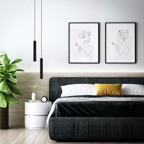 Eglo Tortoreto 15.75-inch Matte Black LED Single Tube Matte Black - Picture 3 of 3