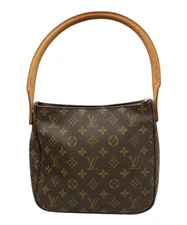 Louis Vuitton Brown Shoulder Bag M51146 One-Shoulder Authentic SN2209