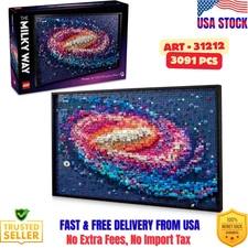 LEGO 31212 The Milky Way Galaxy Art Set Space Wall Decor for Adults Gift