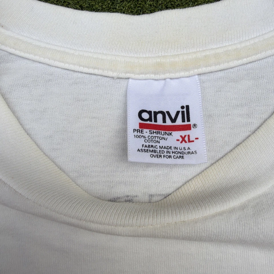 Vintage Moon Pie Double Sided T-Shirt White Single Stitched Size XL Nascar 1998 - Image 3 of 4