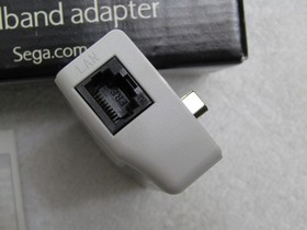 Official Sega Dreamcast Broadband Adapter LAN /w Box & Instructions HIT-0400
