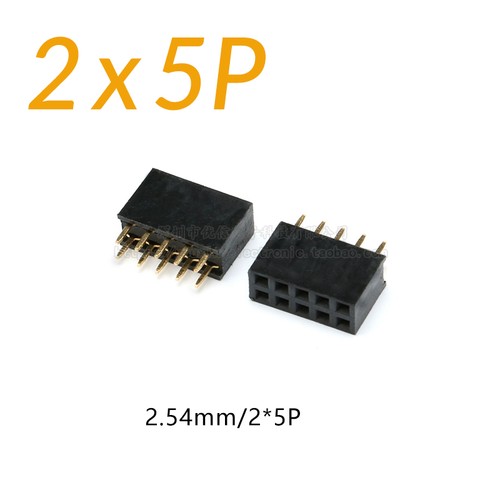 2,54mm Einreihig/Zweireihig Buchsenleiste 2 - 40 Polig Gerade Pin Header Female - Picture 12 of 31