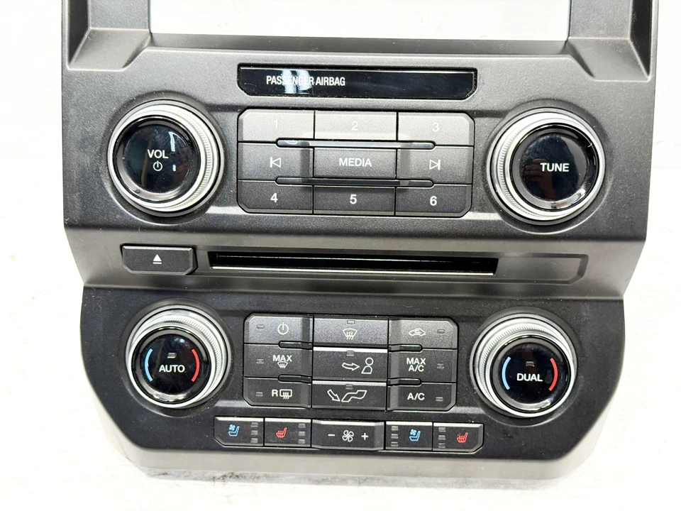 Ford F150 2018 radio climatización panel de pantalla de tablero JL3T-18E245-ADE OEM Foto 3 de 4