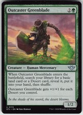 MTG Outcaster Greenblade 172 Outlaws of Thunder Junction U Normal NM