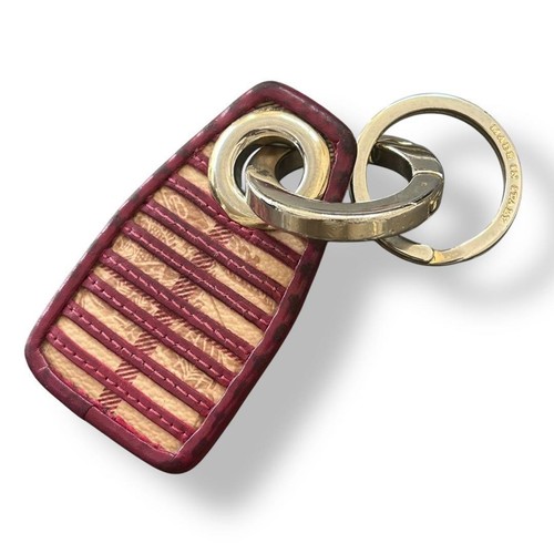 Authentic Burberry Nova Check Logo Shadow Horse Keychain Keyring - Picture 7 of 24
