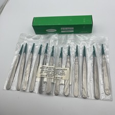 Precision Tweezers 3 SA PE Anti Acid (12 pc set) Made In Switzerland New In Box!