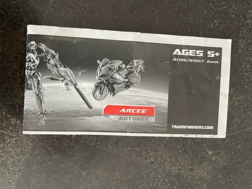 Transformers Revenge Of The Fallen Deluxe Autobot ARCEE Motorcycle Hasbro 2009 - Picture 22 of 24