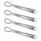  4-teiliger Schneebesen: Schneebesen mit Federspirale aus Edelstahl – Handrührer