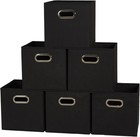 Household Essentials 80-1 Foldable Fabric Storage Bins | Set of 6 Cubby