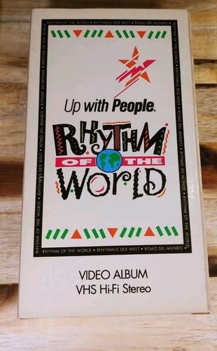 VHS Tape - Up With People - RHYTHM OF THE WORLD VIDEO ALBUM - Picture 1 of 10
