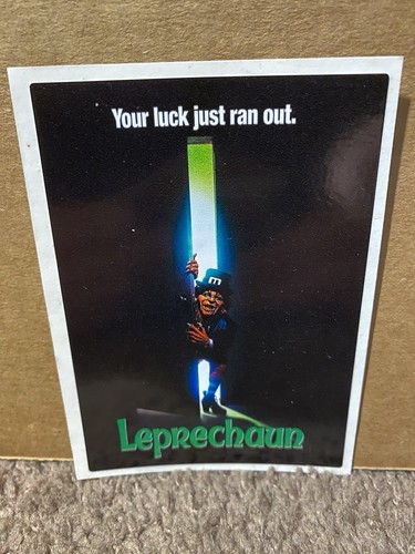 Leprechaun Sticker Horror 3" x 4" Gore Retro Grindhouse Slasher 1980s - Picture 1 of 1