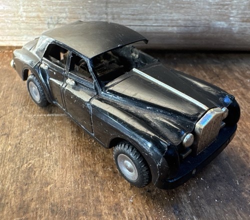 Vintage Minic Motorways Slot Car By Tri-any, Rolls Royce Silver Cloud In Black - Picture 13 of 13