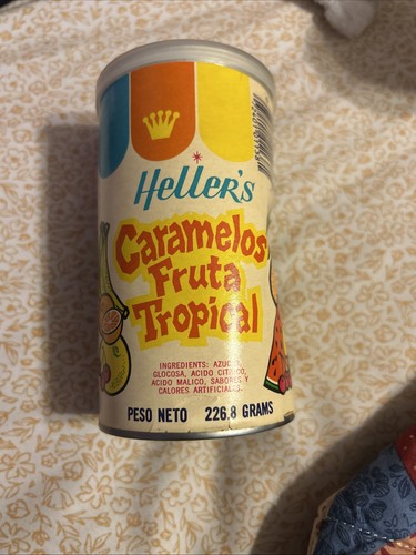 hellers tropical fruit candies tin can - Picture 2 of 4