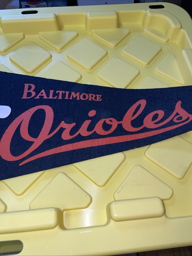 Baltimore Orioles Baseball Pennant Full Size 1960’s - Picture 3 of 6