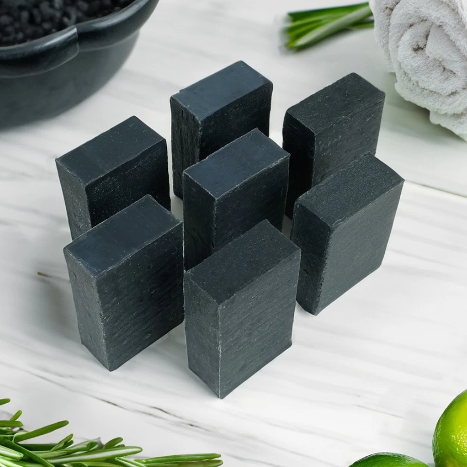 7 x FRIENDLY SOAP-NATURAL UNPACKAGED DETOX BAR | ROSEMARY & LIME |20% OFF RRP