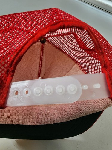 Sombrero de camionero rojo de viaje Guadalajara México de colección - Imagen 4 de 4
