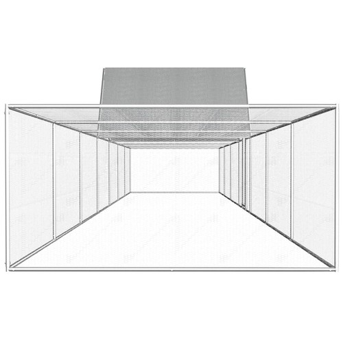 Gallinero acero galvanizado 14x2x2 m - Imagen 3 de 7