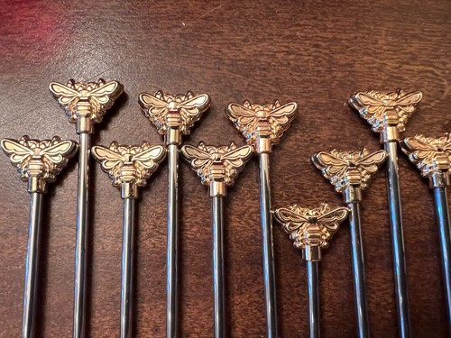 Jack Daniels, Grey Goose, Buffalo Trace Stir Rods Swizzle Sticks Olive Lot Of 18 - Bild 5 von 11