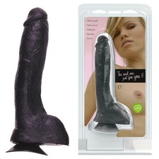 THE REAL ONE Penisdildo black 24cm - Dildos & Massagegerät